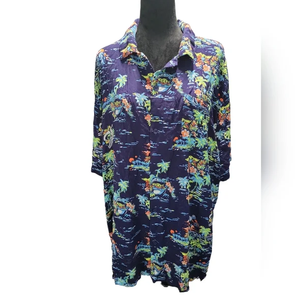 Star Wars Mandalorian Baby Yoda Grogu Button-Down Collared Shirt XXXL - Picture 1 of 7